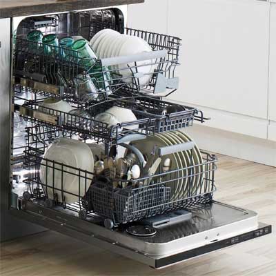 Hermitlux Mini lave-vaisselle lave-vaisselle de table, espace pour